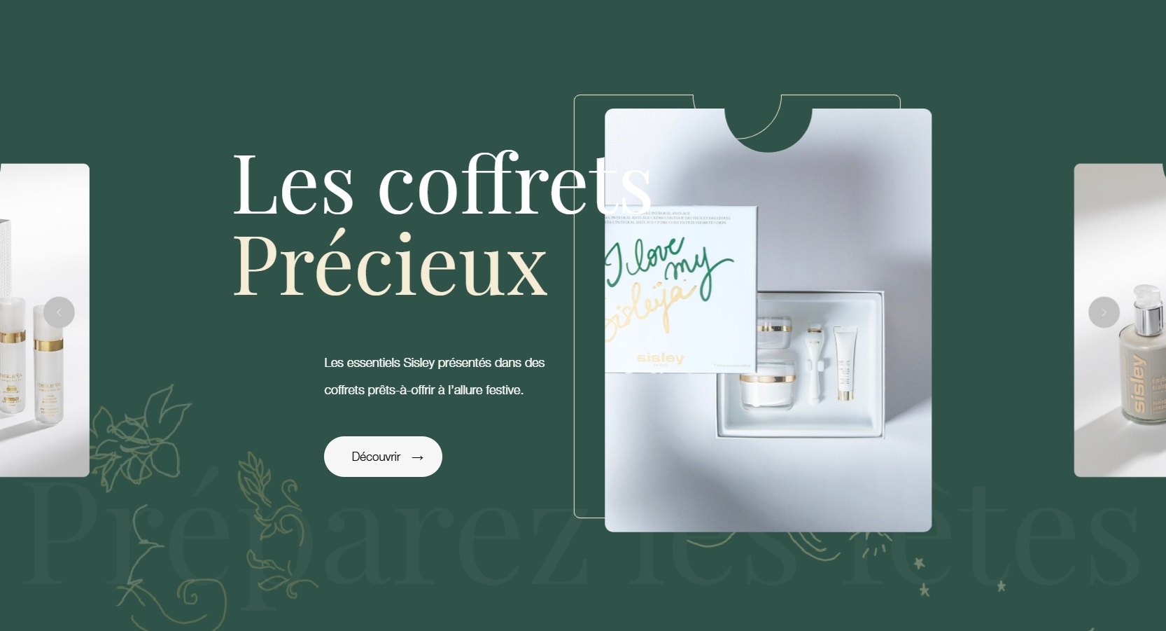 Sisley - Landing page